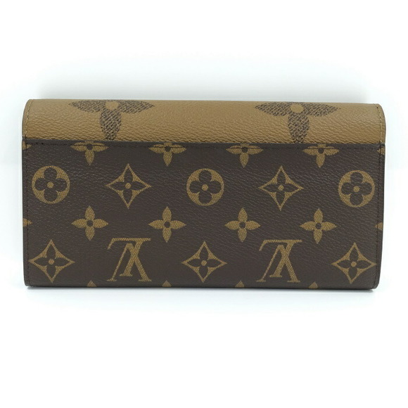 Louis Vuitton Portefeuille Sarah Bifold Monogram Giant Reverse Long Wallet - Picture 4 of 9